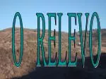 O RELEVO - slide 1