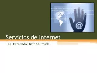 servicios de internet