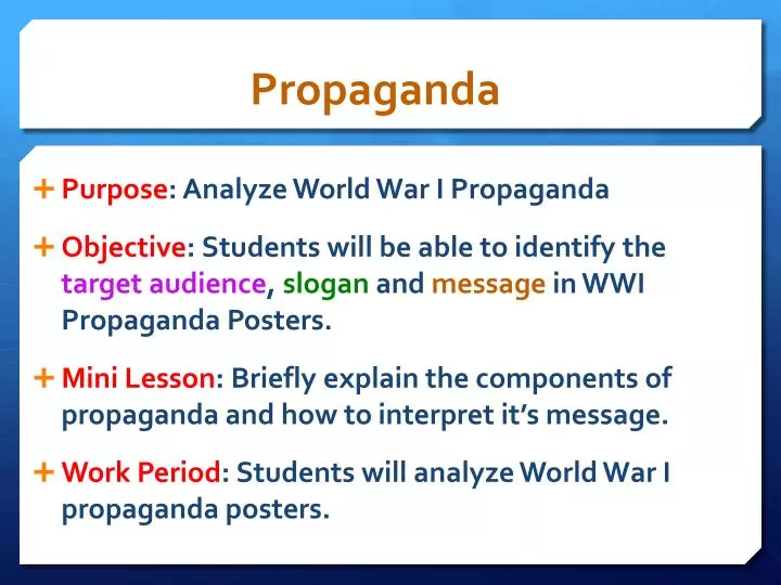 propaganda