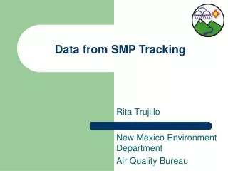 Data from SMP Tracking