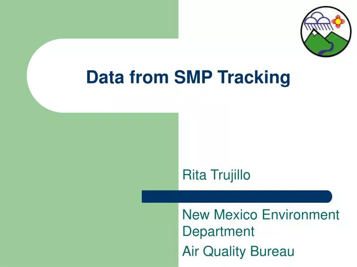 data from smp tracking