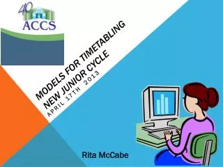 models for timetabling New junior Cycle