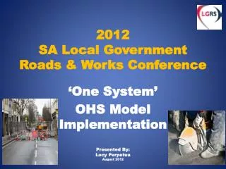 2012 SA Local Government Roads &amp; Works Conference
