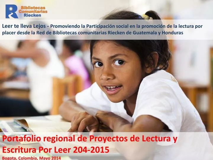 portafolio regional de proyectos de lectura y escritura por leer 204 2015 bogota colombia mayo 2014