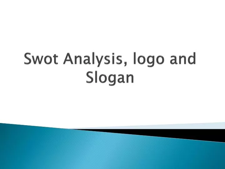 swot analysis logo and slogan