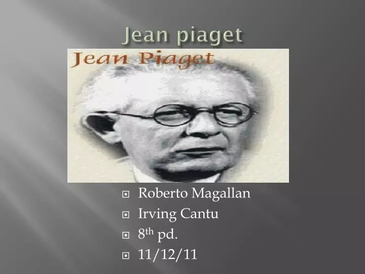 Jean cheap piaget ppt