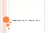 HOMEOWNERS INSURANCE - slide 1