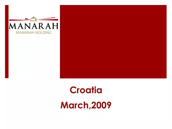 croatia march 2009