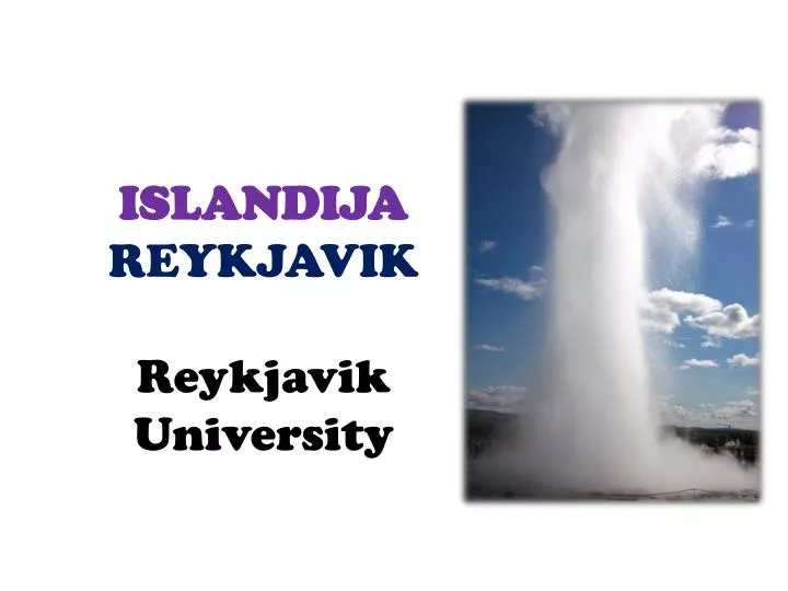 islandija reykjavik reykjavik university