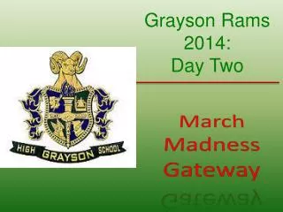 March Madness Gateway