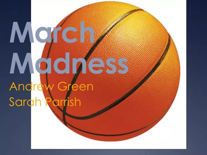 March Madness Powerpoint Background