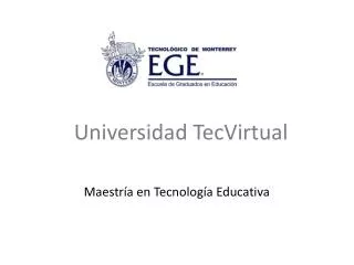 maestr a en tecnolog a educativa