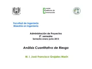 facultad de ingenier a maestr a en ingenier a