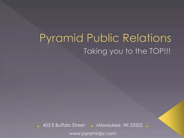 pyramid public relations