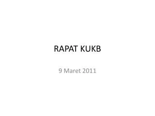 rapat kukb