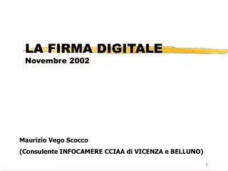 la firma digitale novembre 2002