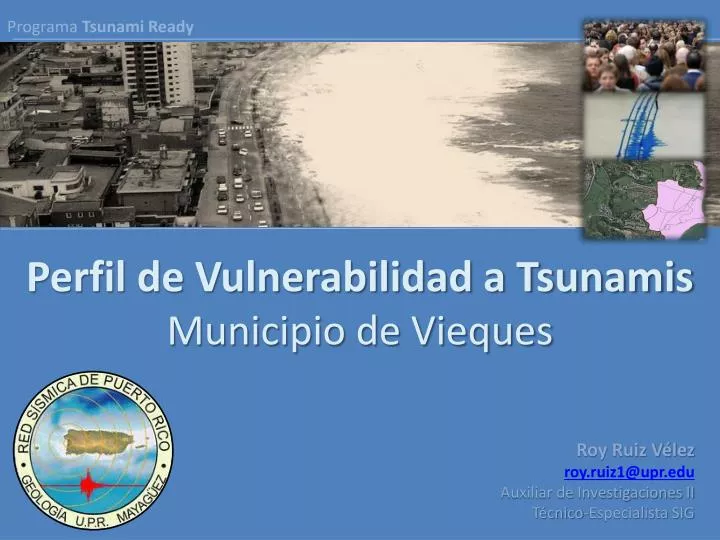perfil de vulnerabilidad a tsunamis municipio de vieques