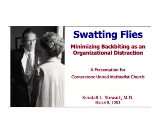 Swatting Flies Minimizing Backbiting as an Organizational Distraction A Presentation for