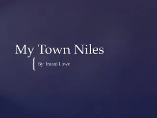 My Town Niles