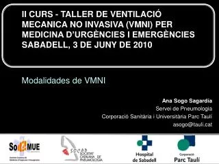 modalidades de vmni