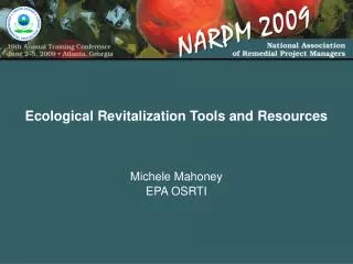 Ecological Revitalization Tools and Resources