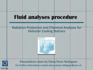 Fluid analyses procedure