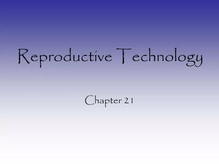 reproductive technology