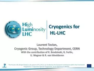Cryogenics for HL-LHC