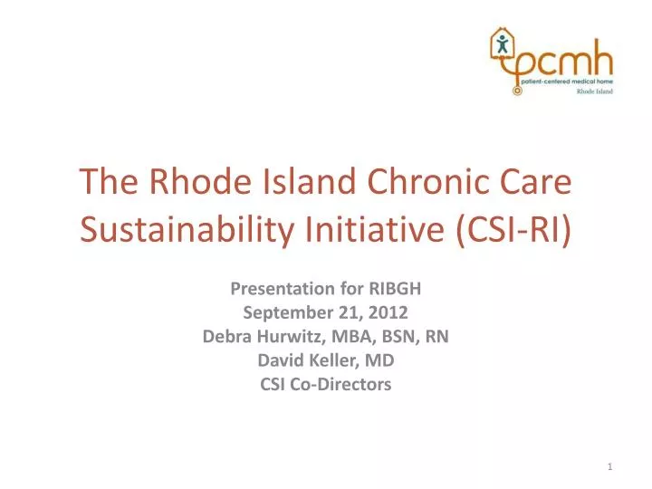 the rhode island chronic care sustainability initiative csi ri