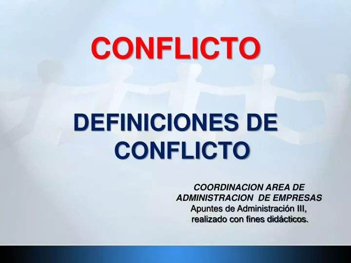 conflicto