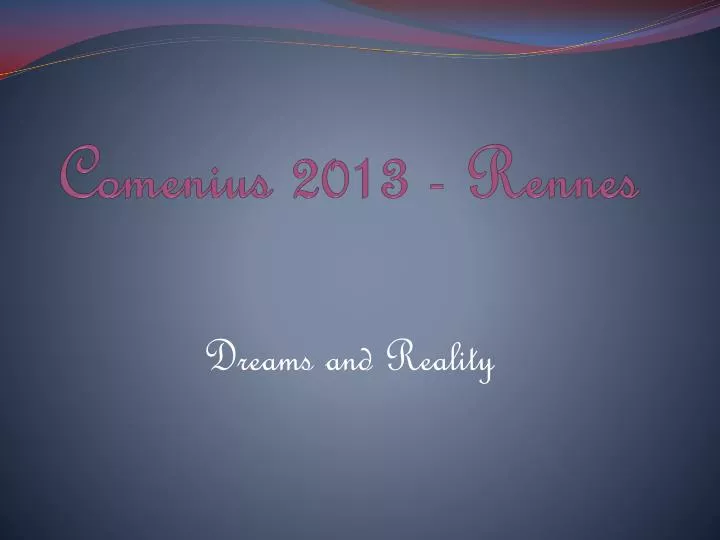comenius 2013 rennes