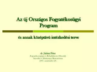 az j orsz gos fogyat kos gyi program s annak k z pt v int zked si terve