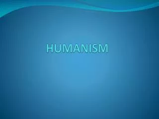 humanism
