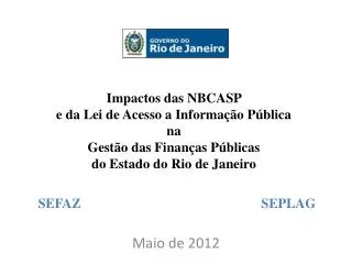 maio de 2012