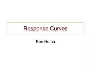 Response Curves