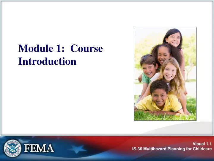module 1 course introduction