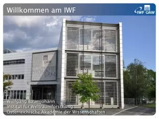 willkommen am iwf