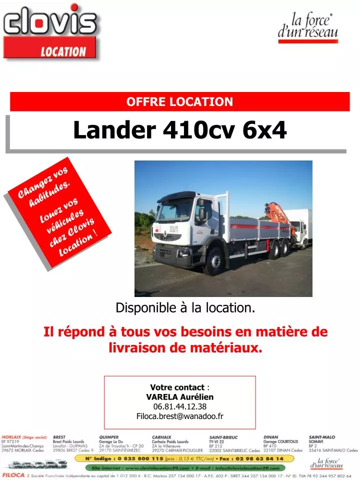 lander 410cv 6x4