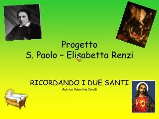 progetto s paolo elisabetta renzi