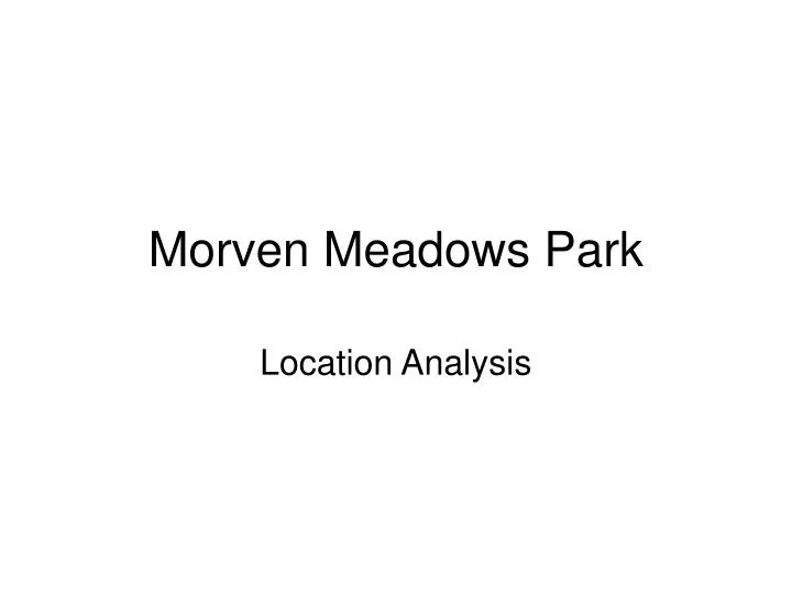 morven meadows park