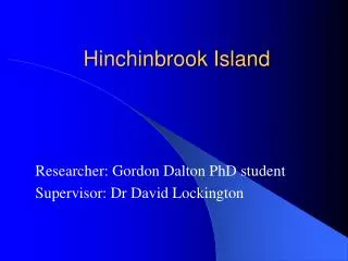 Hinchinbrook Island