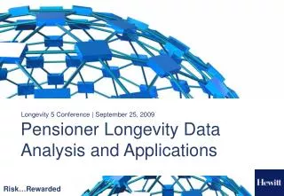 Pensioner Longevity Data Analysis and Applications