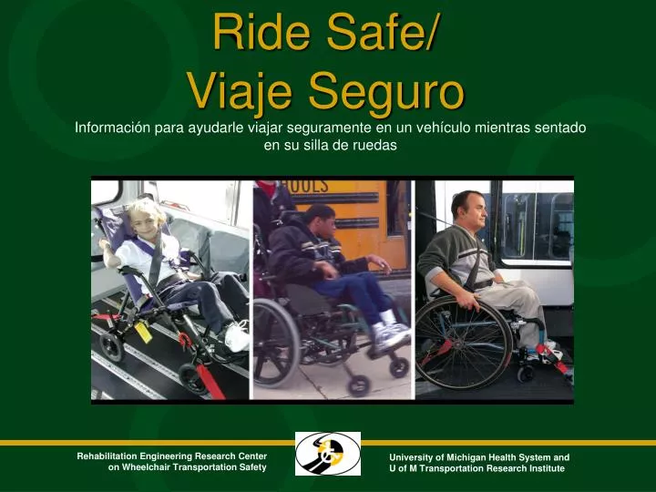 informaci n para ayudarle viajar seguramente en un veh culo mientras sentado en su silla de ruedas