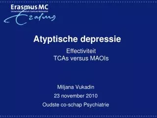 effectiviteit tcas versus maois