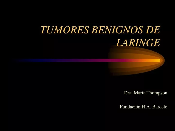 tumores benignos de laringe