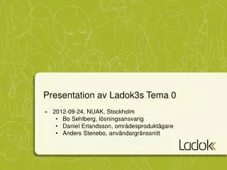 presentation av ladok3s tema 0