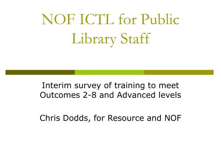 nof ictl for public library staff