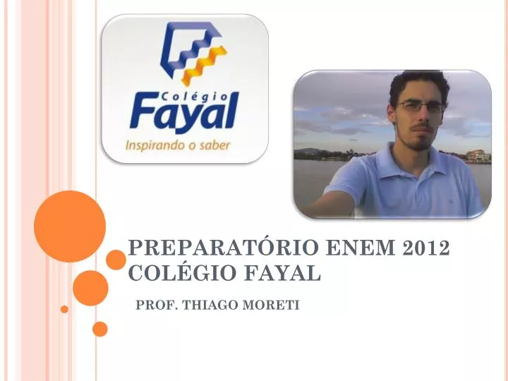 preparat rio enem 2012 col gio fayal