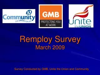 Remploy Survey March 2009