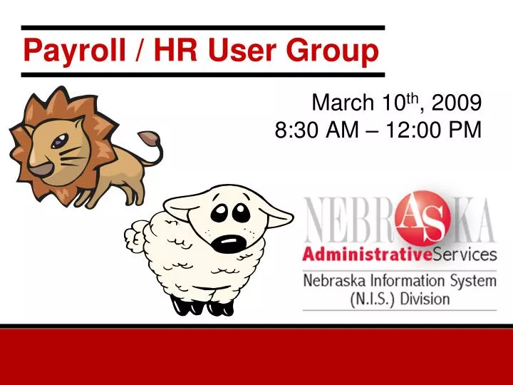 payroll hr user group